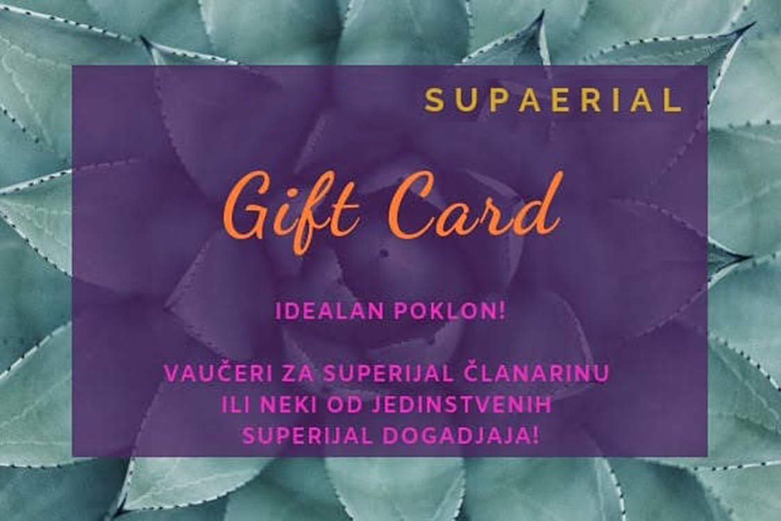 aerial yoga poklon vaucer